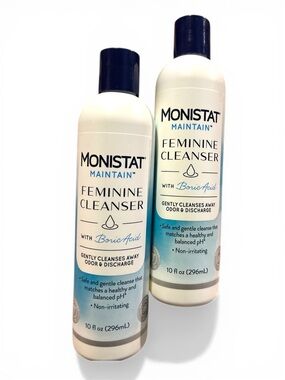 New! Maintain Feminine Cleanser — White & Blue Gentle Cleanse 2 Pack